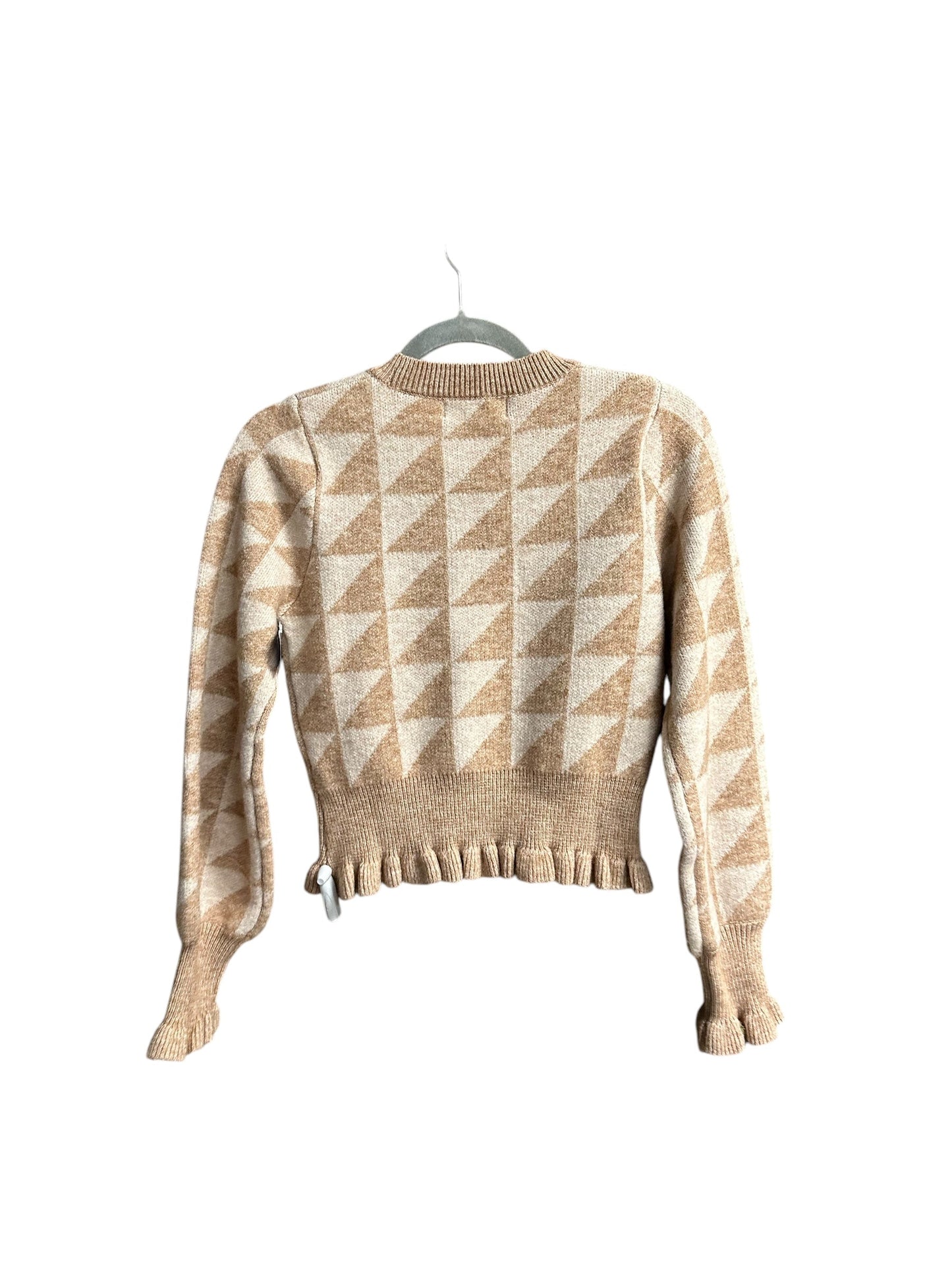 Sweater By En Saison In Checkered Pattern, Size: Xs