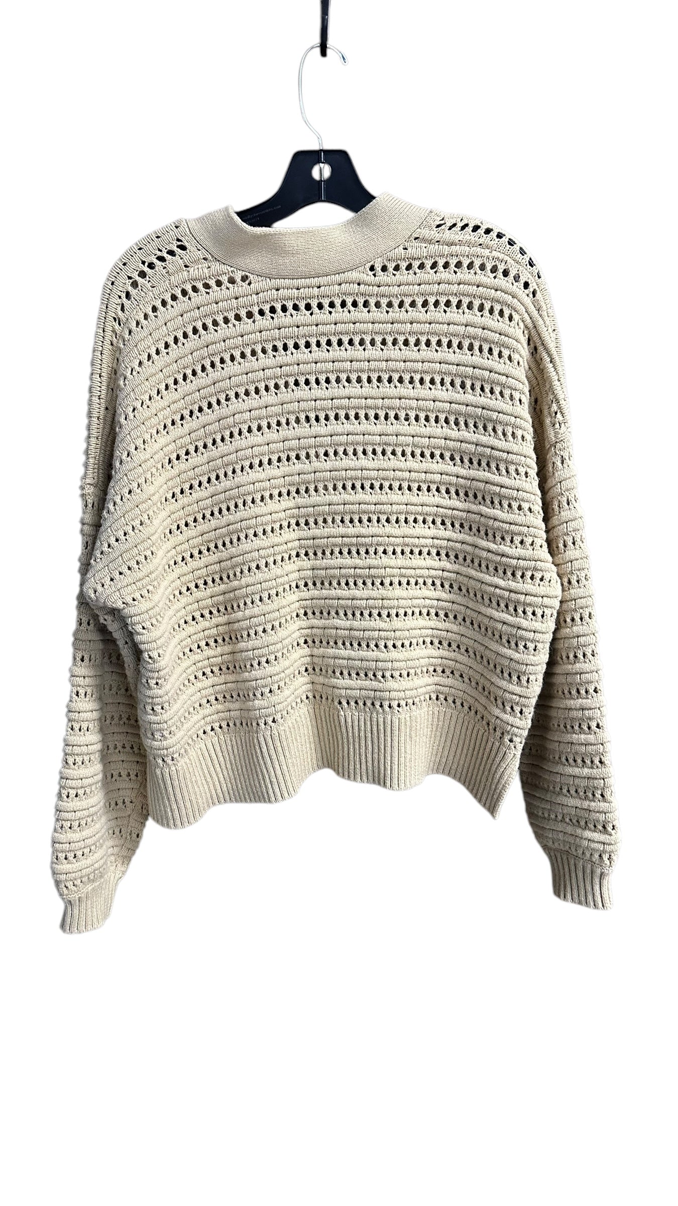 Sweater Cardigan By Madewell In Tan, Size: M