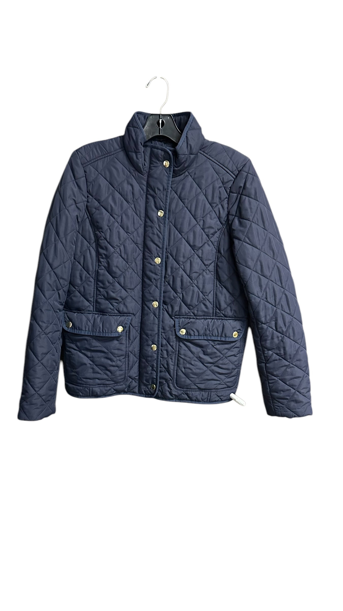 Jacket Puffer & Quilted By J. Crew In Navy, Size: M