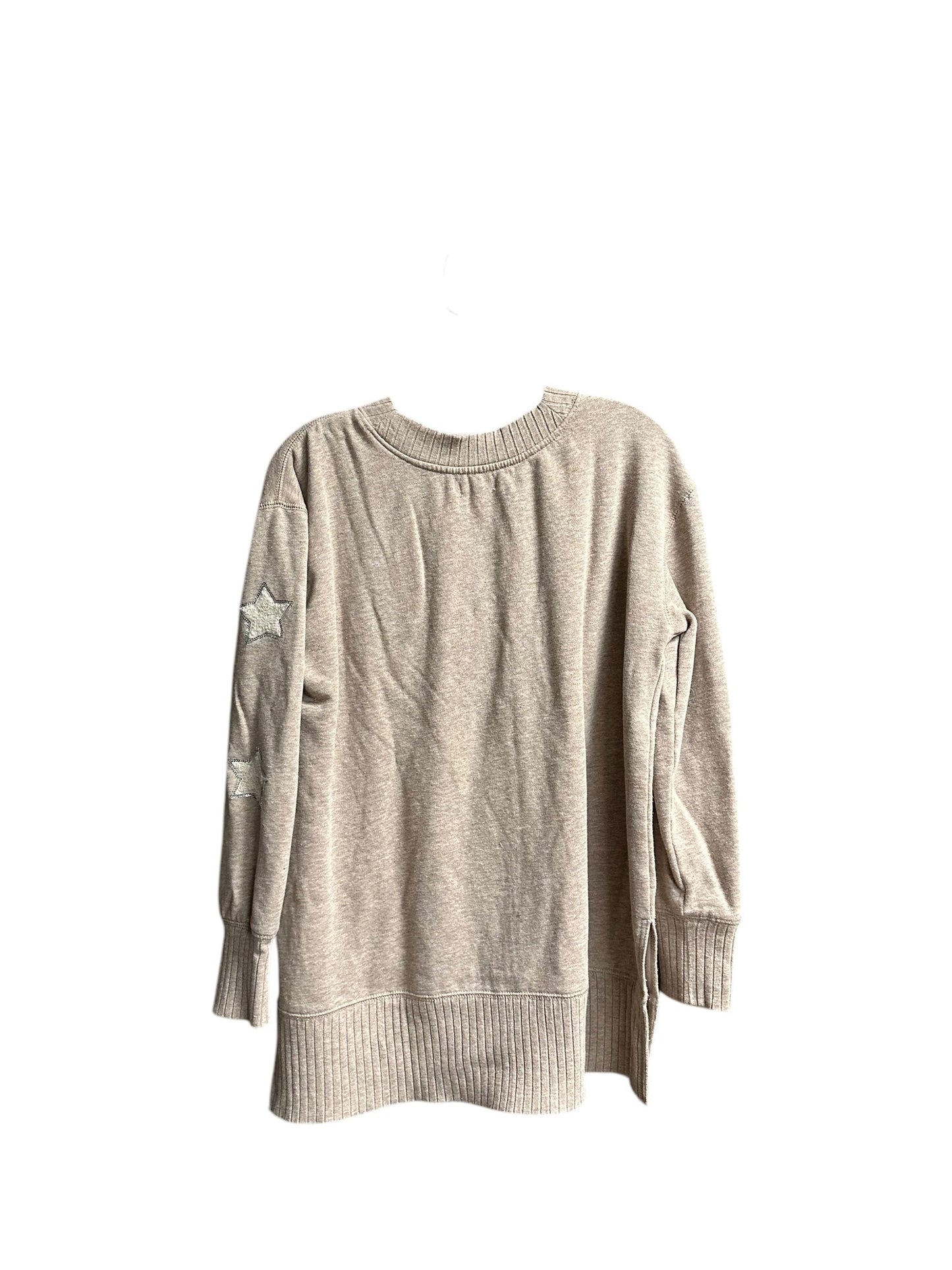 Sweatshirt Crewneck By Maurices In Tan, Size: S