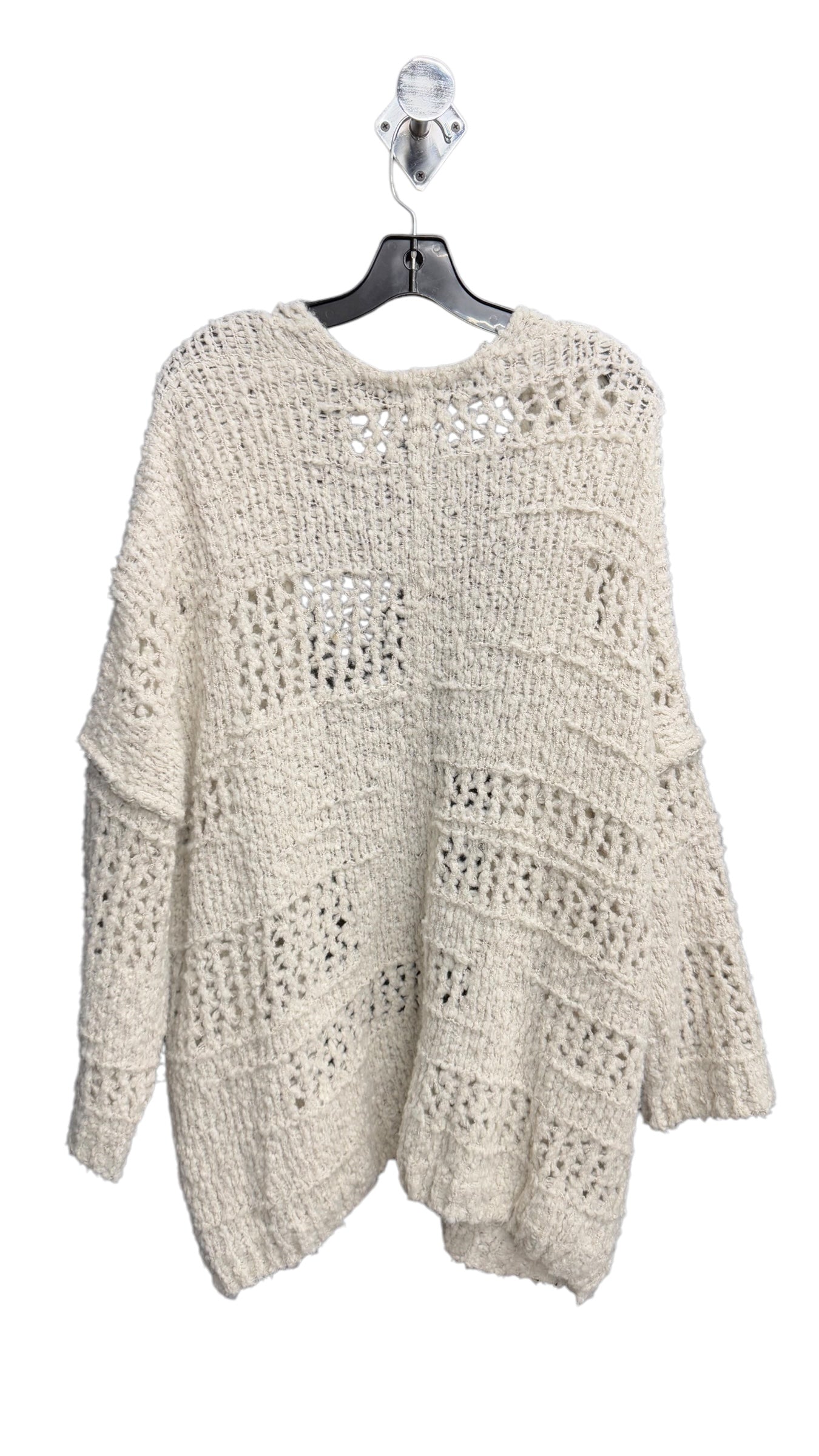 Sweater Cardigan By Free People In Cream, Size: Xs