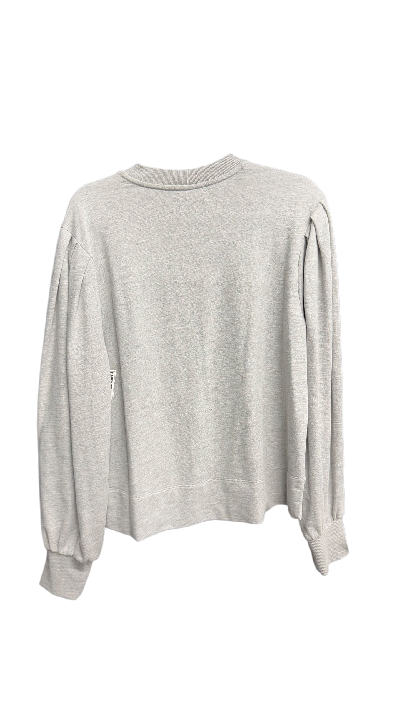 Top Long Sleeve By Anthropologie In Grey, Size: M