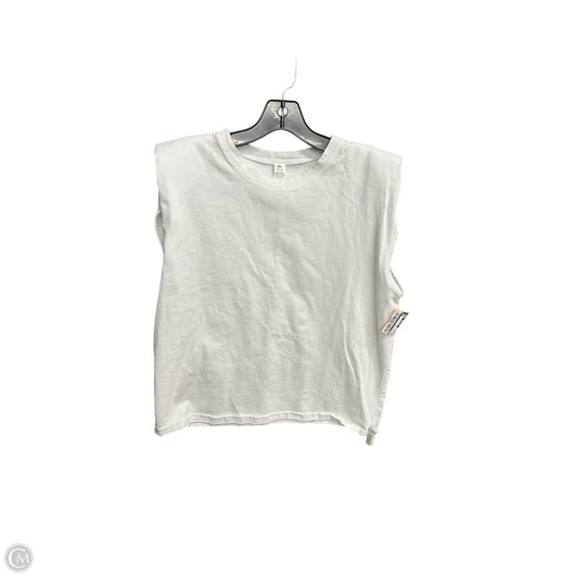 Top Sleeveless By Alo In White, Size: Xs