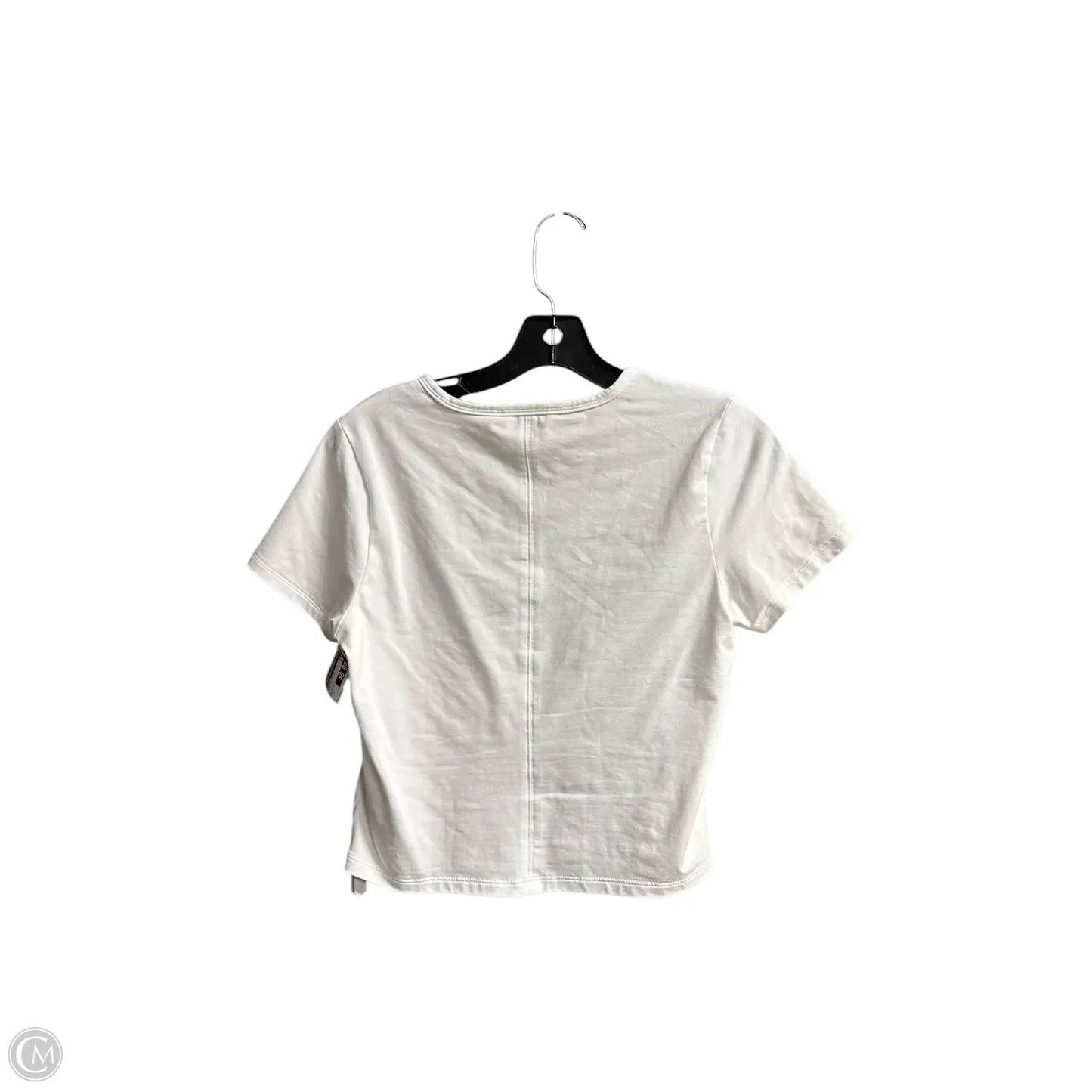 Athletic Top Short Sleeve By Athleta In White, Size: S