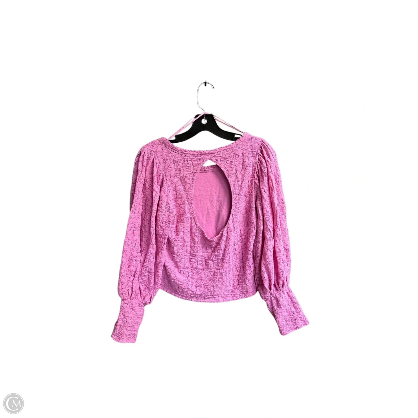 Top 3/4 Sleeve By Free People In Pink, Size: L