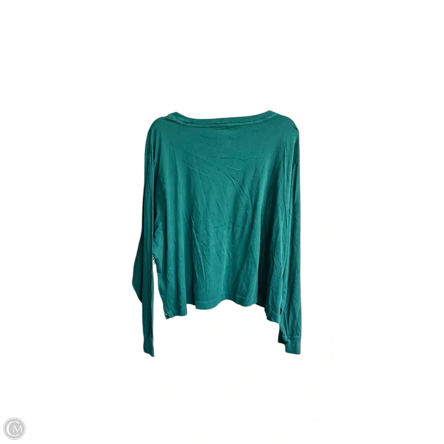 Top Long Sleeve By J. Crew In Green, Size: 2x