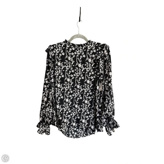 Top Long Sleeve By Clothes Mentor In Floral Print, Size: M