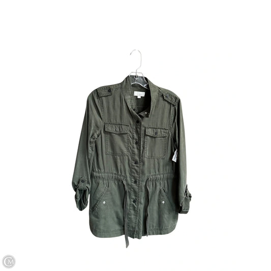 Jacket Other By Loft In Green Denim, Size: Xs
