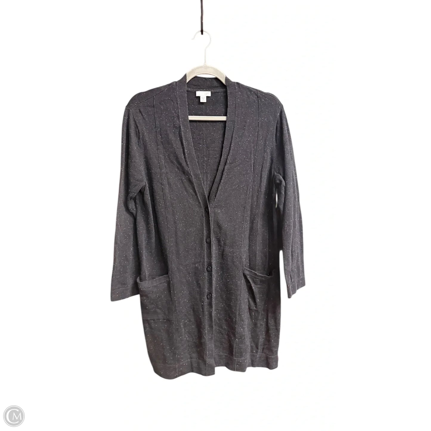 Sweater Cardigan By J. Jill In Grey, Size: Mp