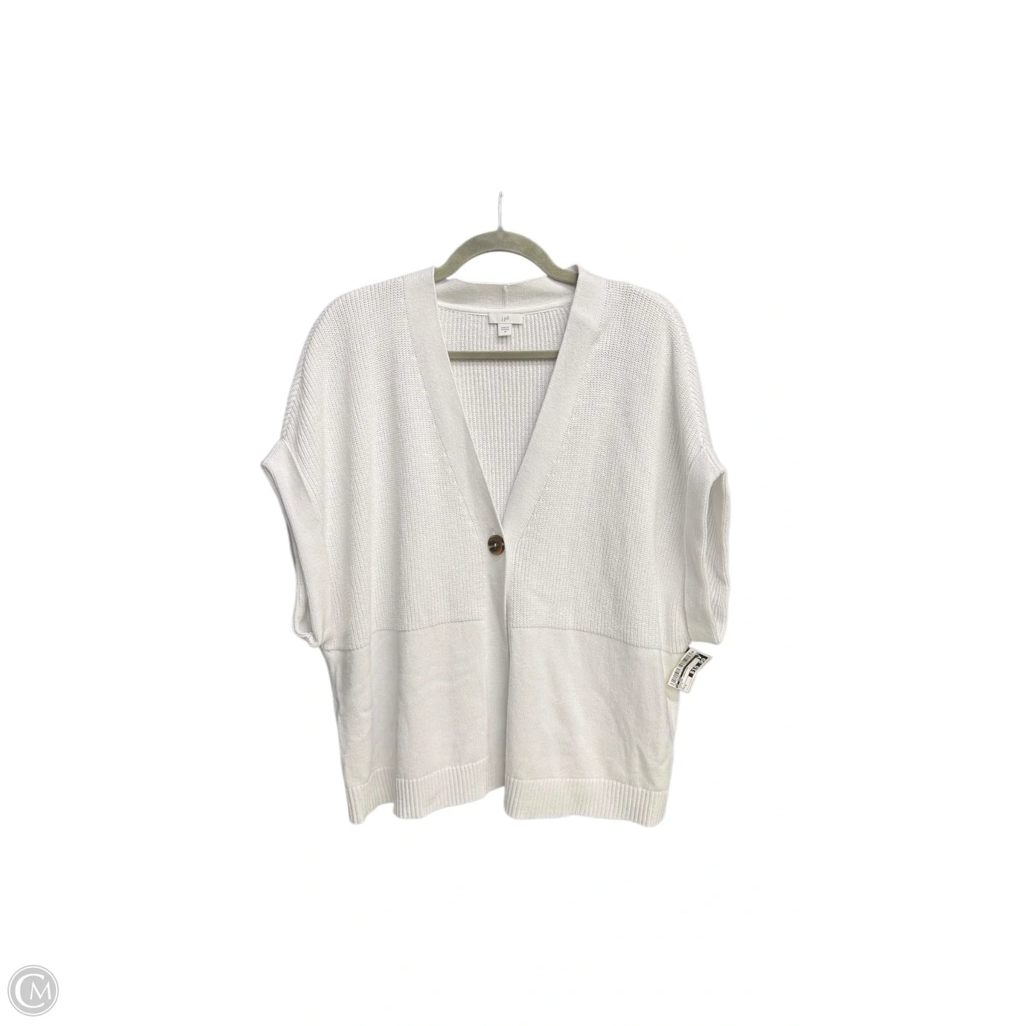 Sweater Cardigan By J. Jill In White, Size: S