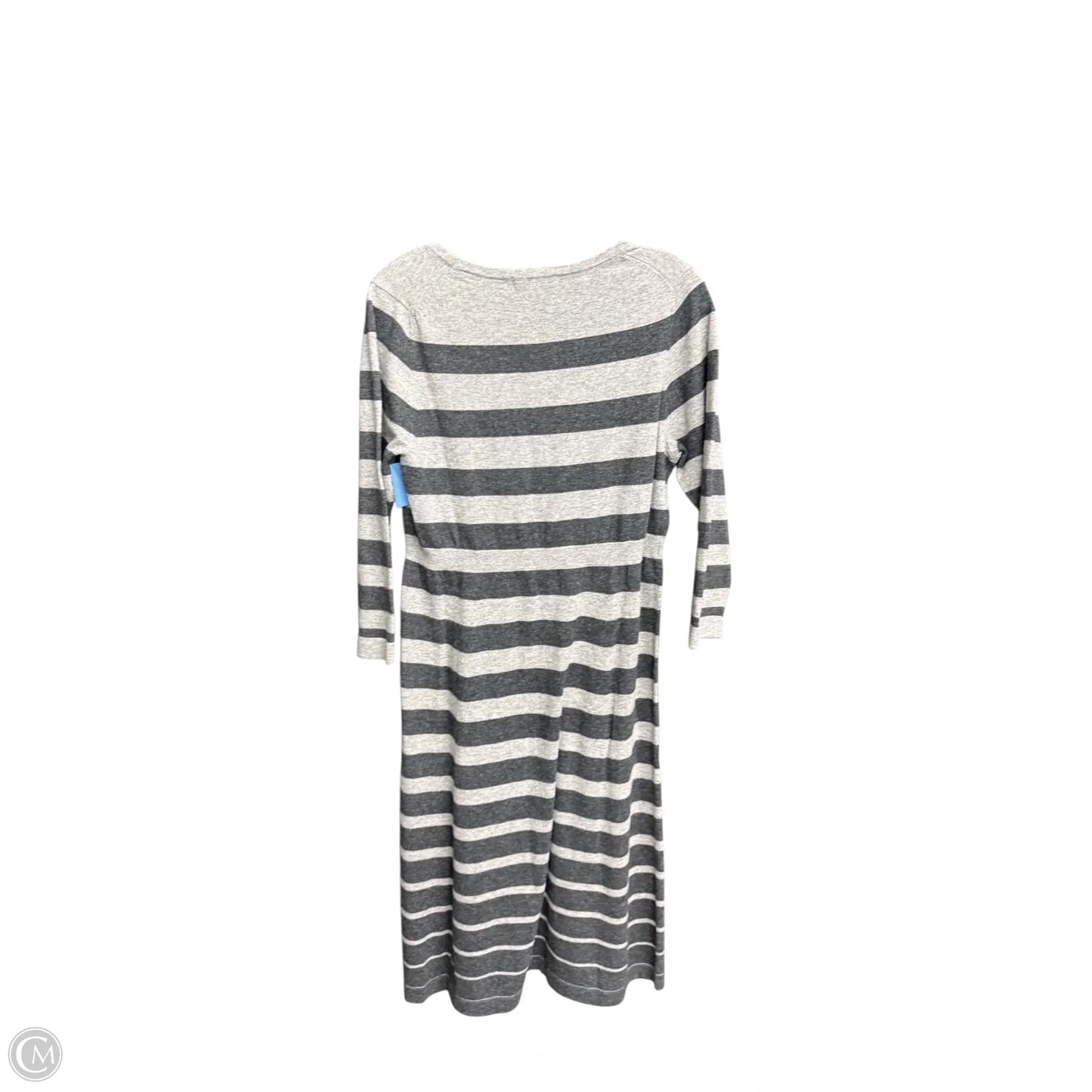 Dress Casual Midi By Boden In Grey, Size: Large