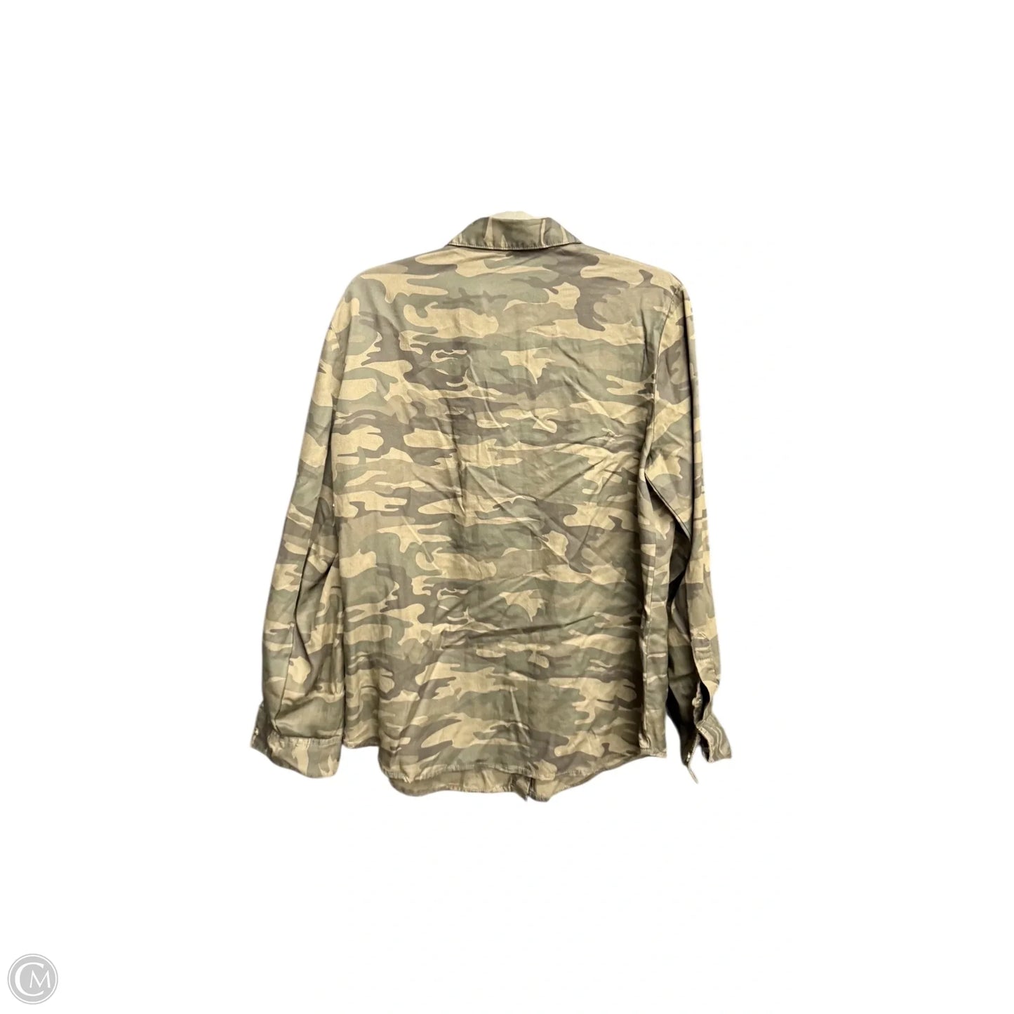Top Long Sleeve By Sanctuary In Camouflage Print, Size: M