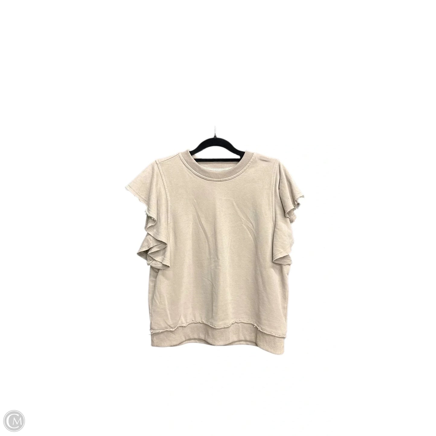 Top Short Sleeve By Clothes Mentor In Grey, Size: S