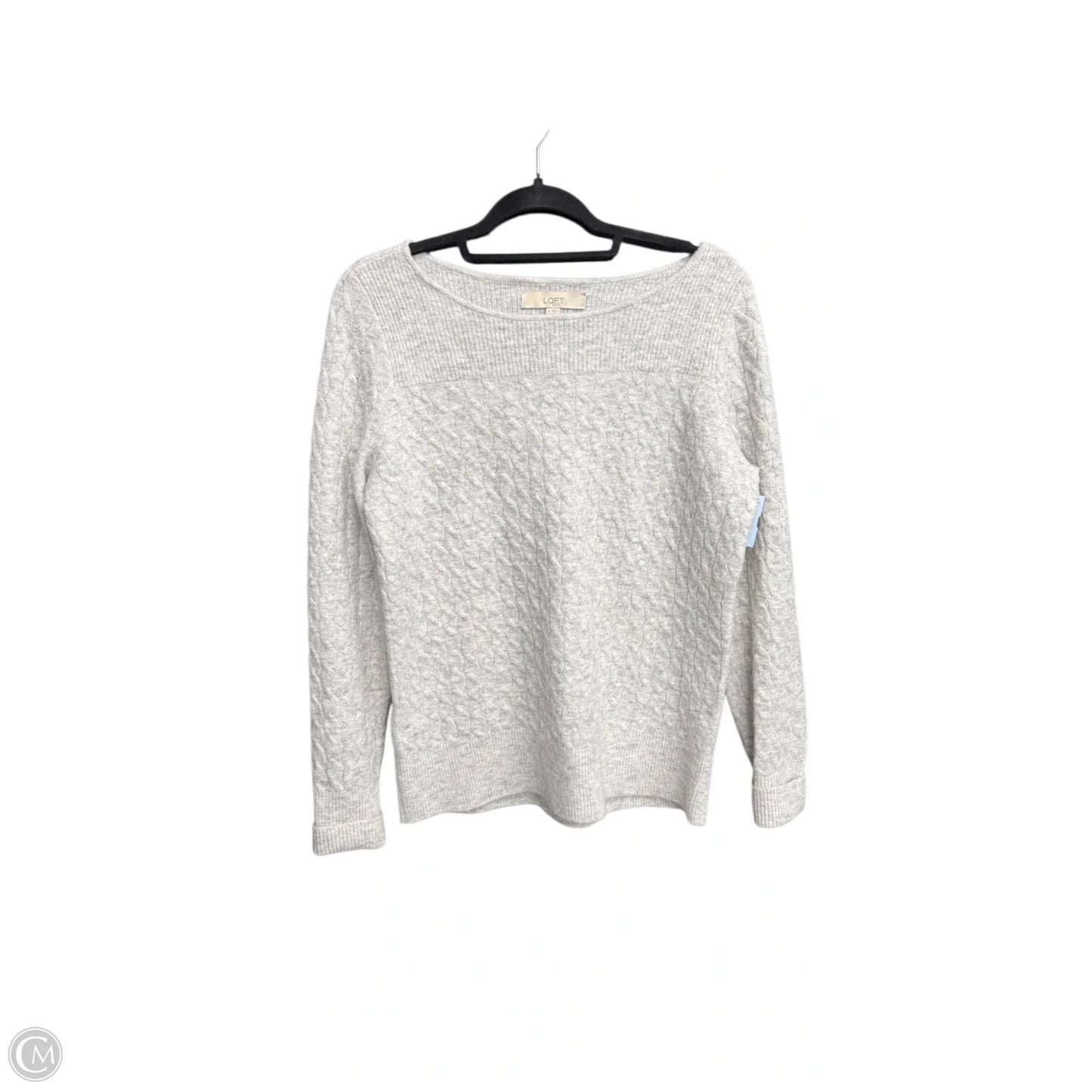 Sweater By Loft In Grey, Size: M
