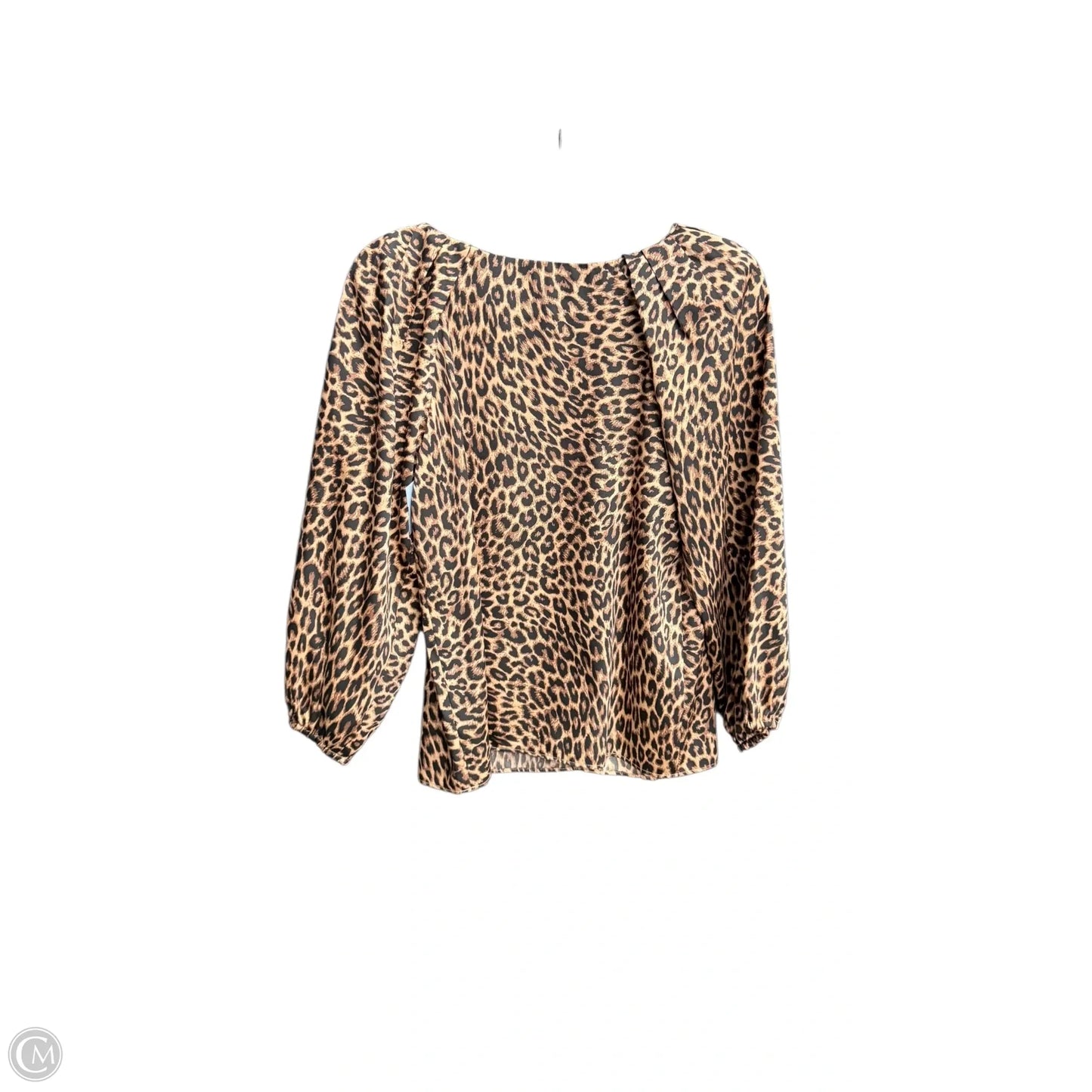 Top Long Sleeve By Loft In Animal Print, Size: S