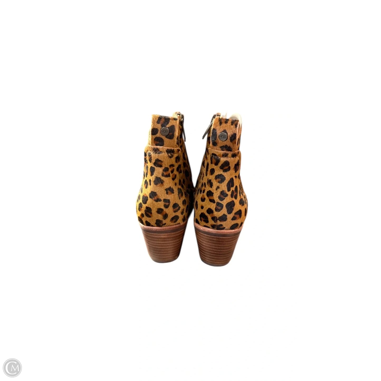 Boots Designer By Ugg In Animal Print, Size: 7