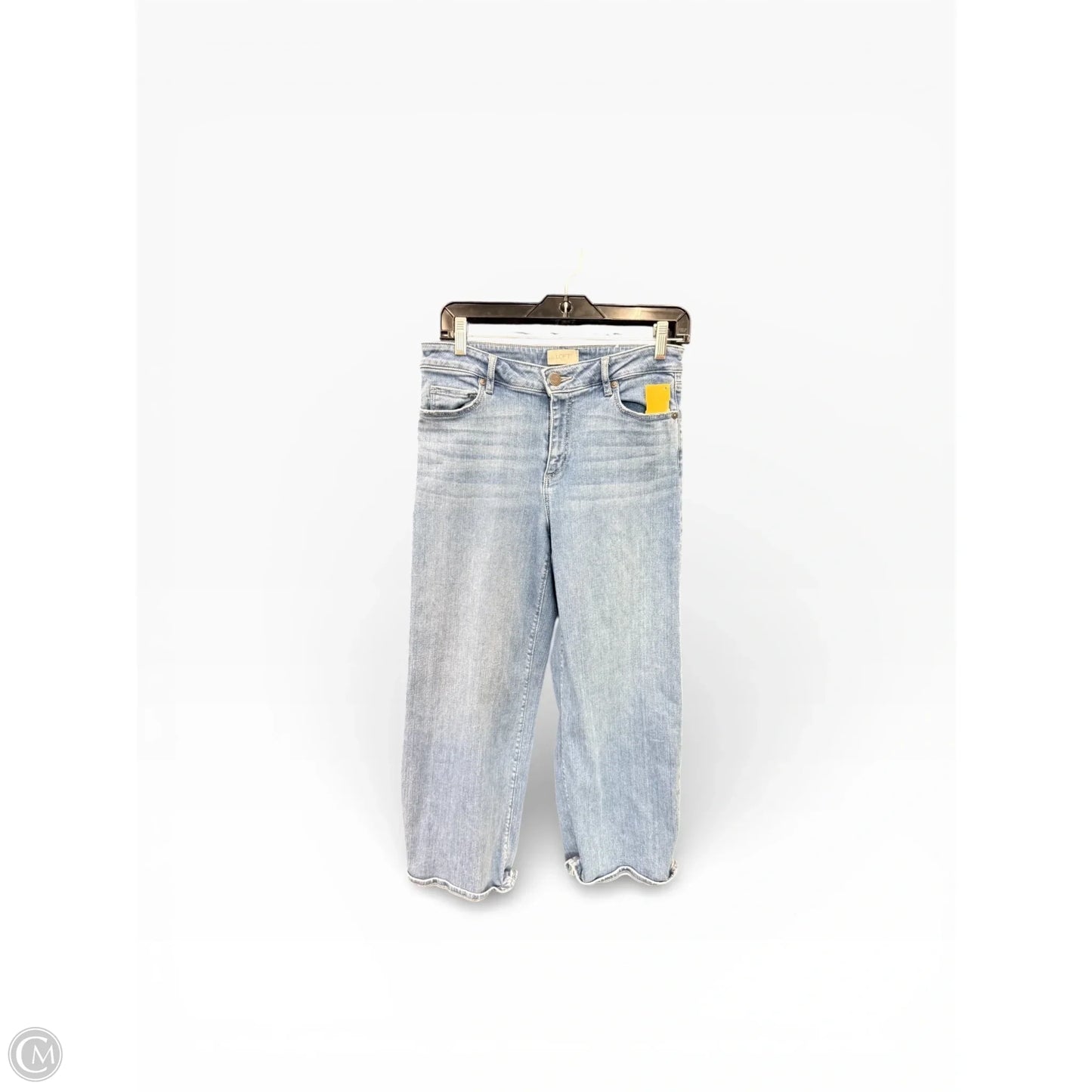 Jeans Wide Leg By Loft In Blue Denim, Size: 4