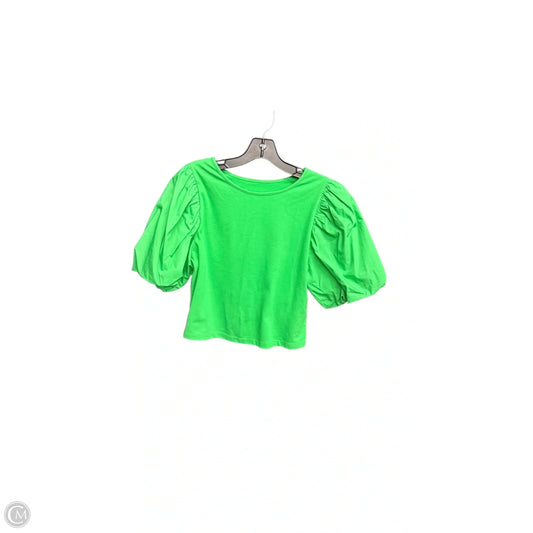 Top Short Sleeve By A New Day In Green, Size: S