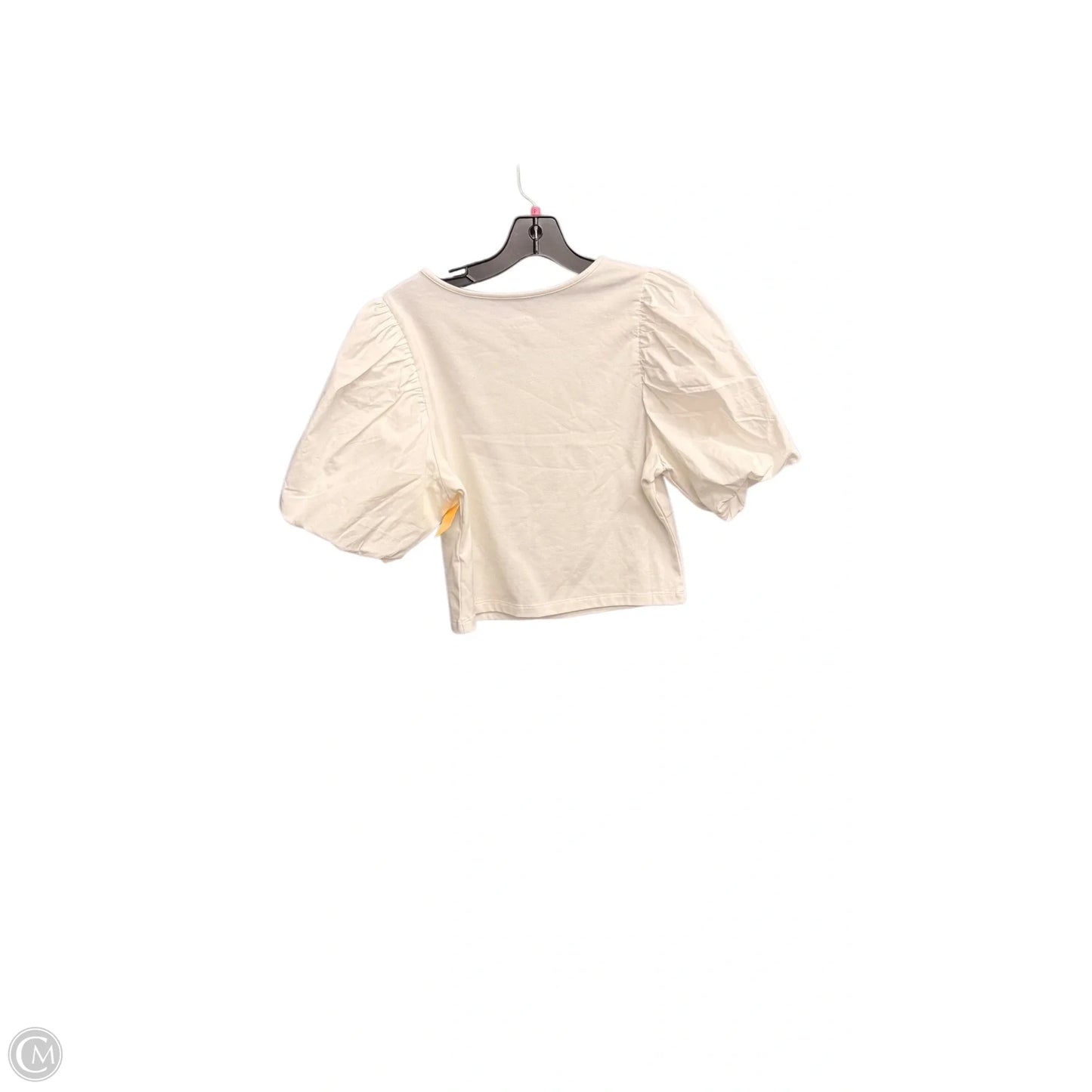 Top Short Sleeve By English Factory In White, Size: S