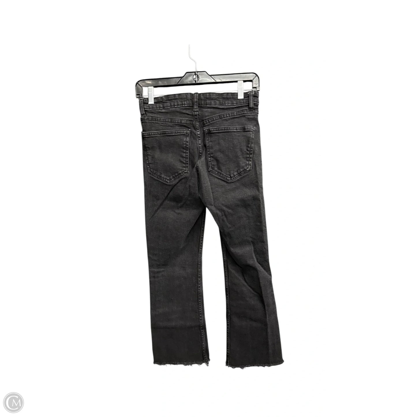 Jeans Flared By Zara In Black Denim, Size: 6
