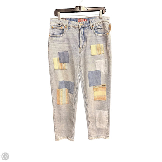 Jeans Straight By Lucky Brand In Blue Denim, Size: 8