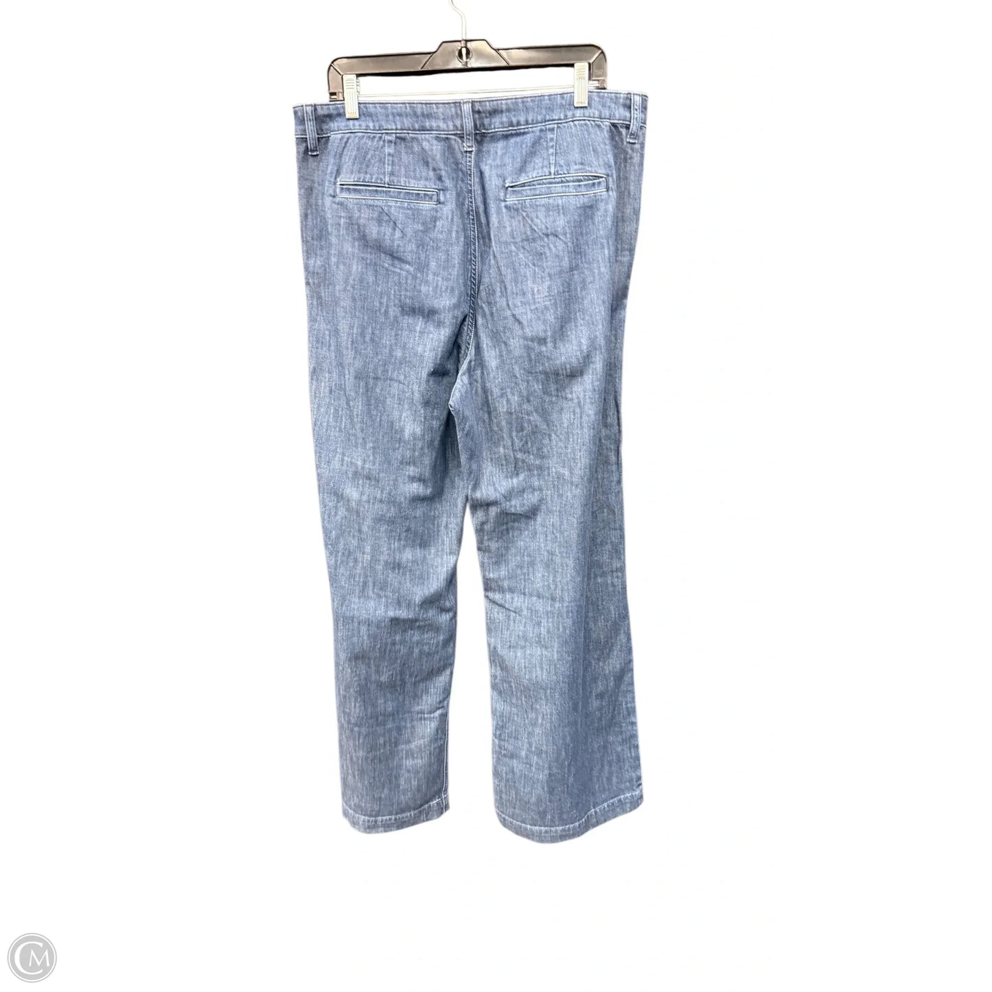 Jeans Wide Leg By J. Crew In Blue Denim, Size: 10