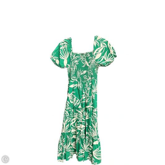 Dress Casual Maxi By Clothes Mentor In Tropical Print, Size: Mp