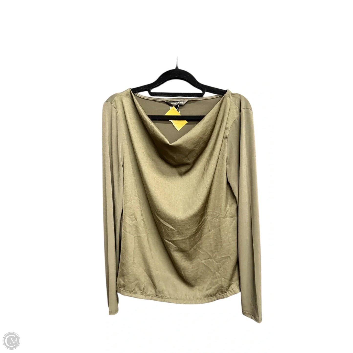 Top Long Sleeve By Banana Republic In Green, Size: Xs