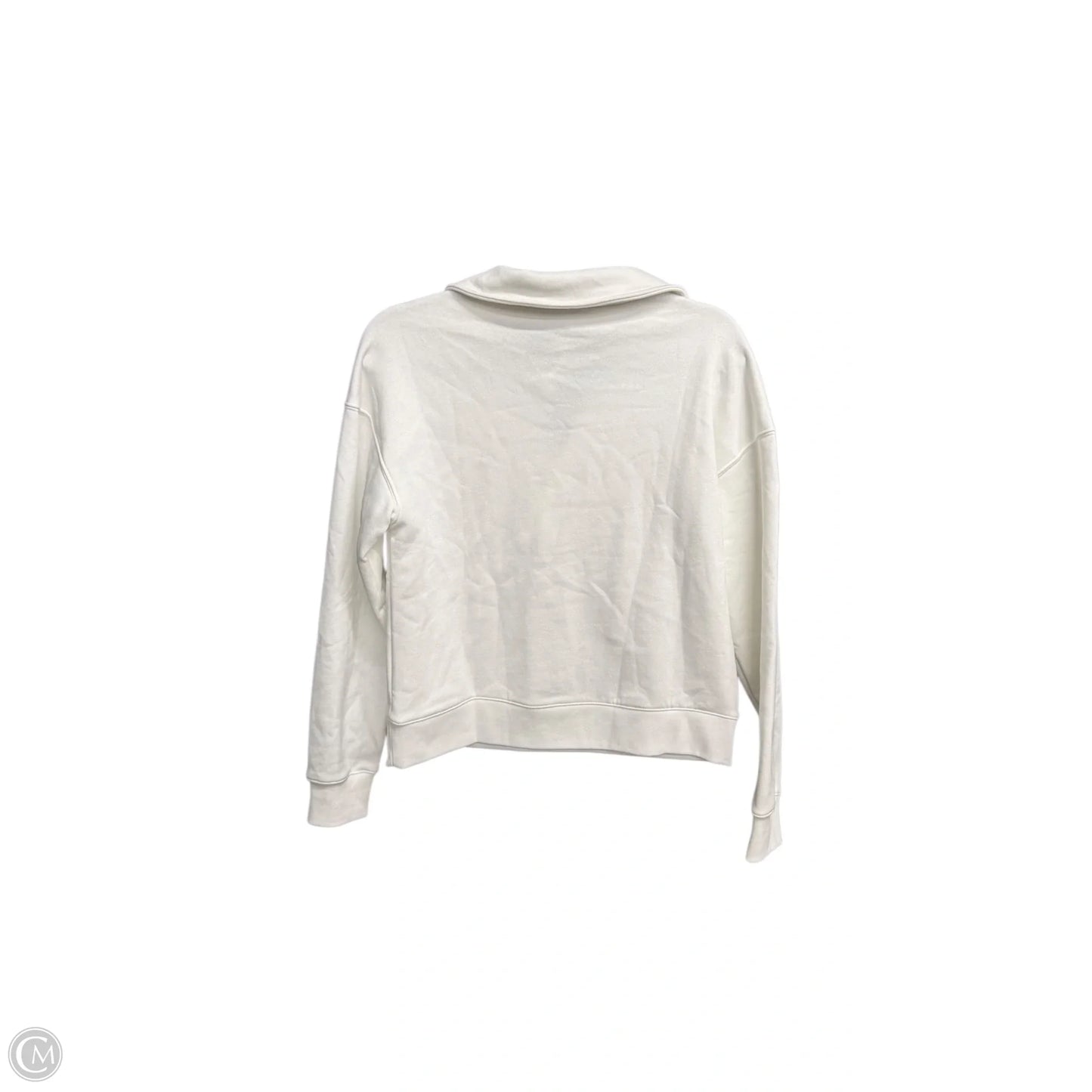 Sweatshirt Collar By Banana Republic In White, Size: Xs