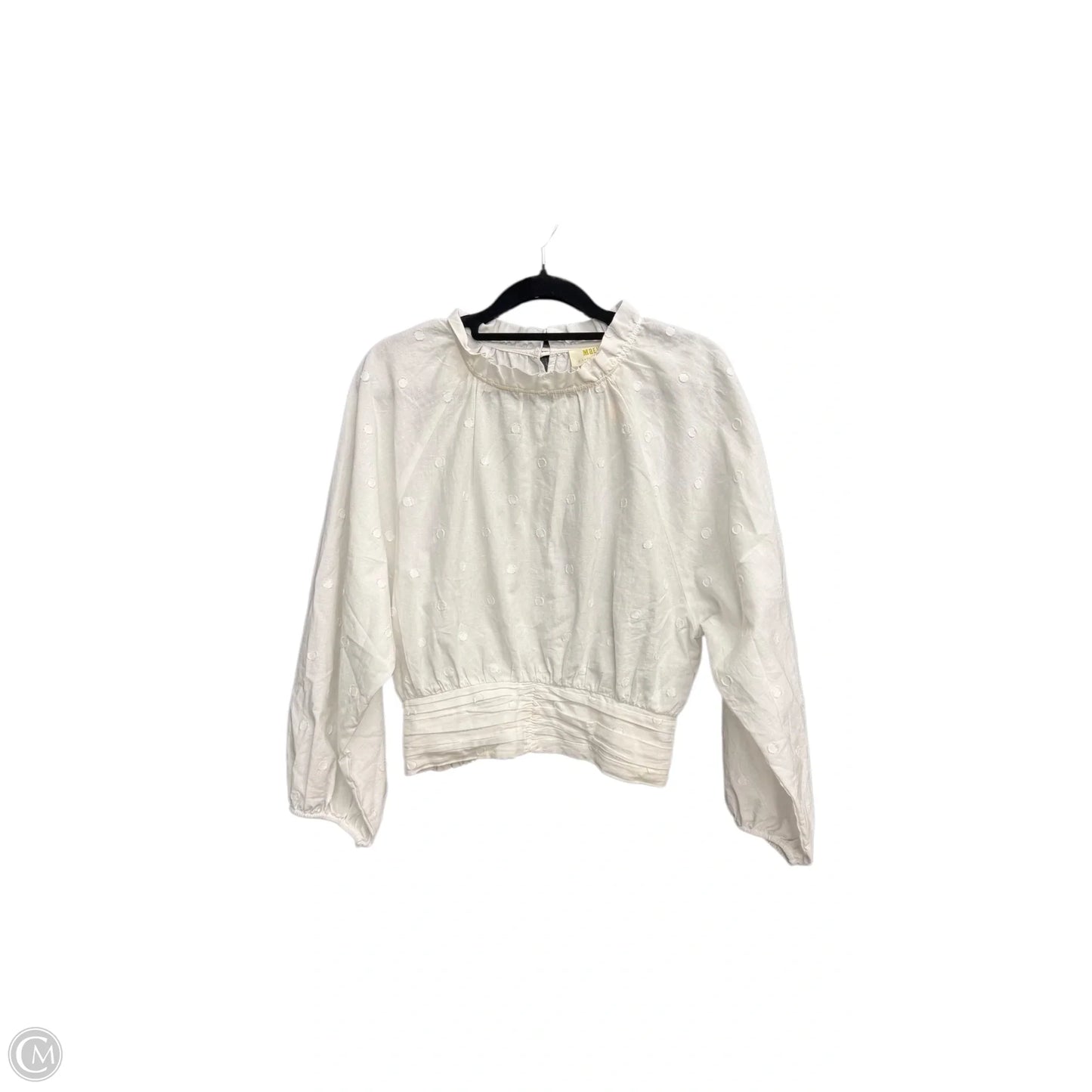 Top Long Sleeve By Maeve In White, Size: Xs