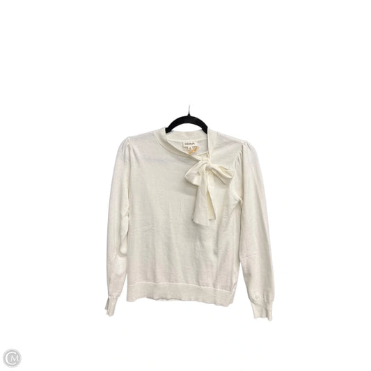Top Long Sleeve By Sugar Lips In White, Size: Xs
