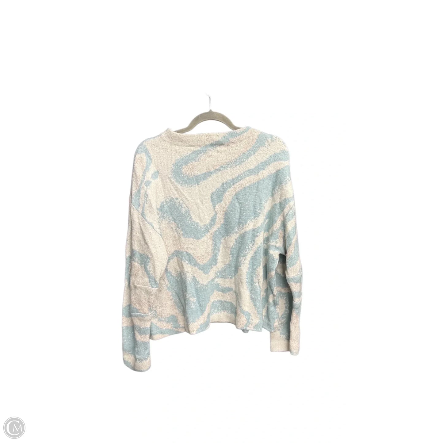 Sweater By Sleeping On Snow In Blue & White, Size: L
