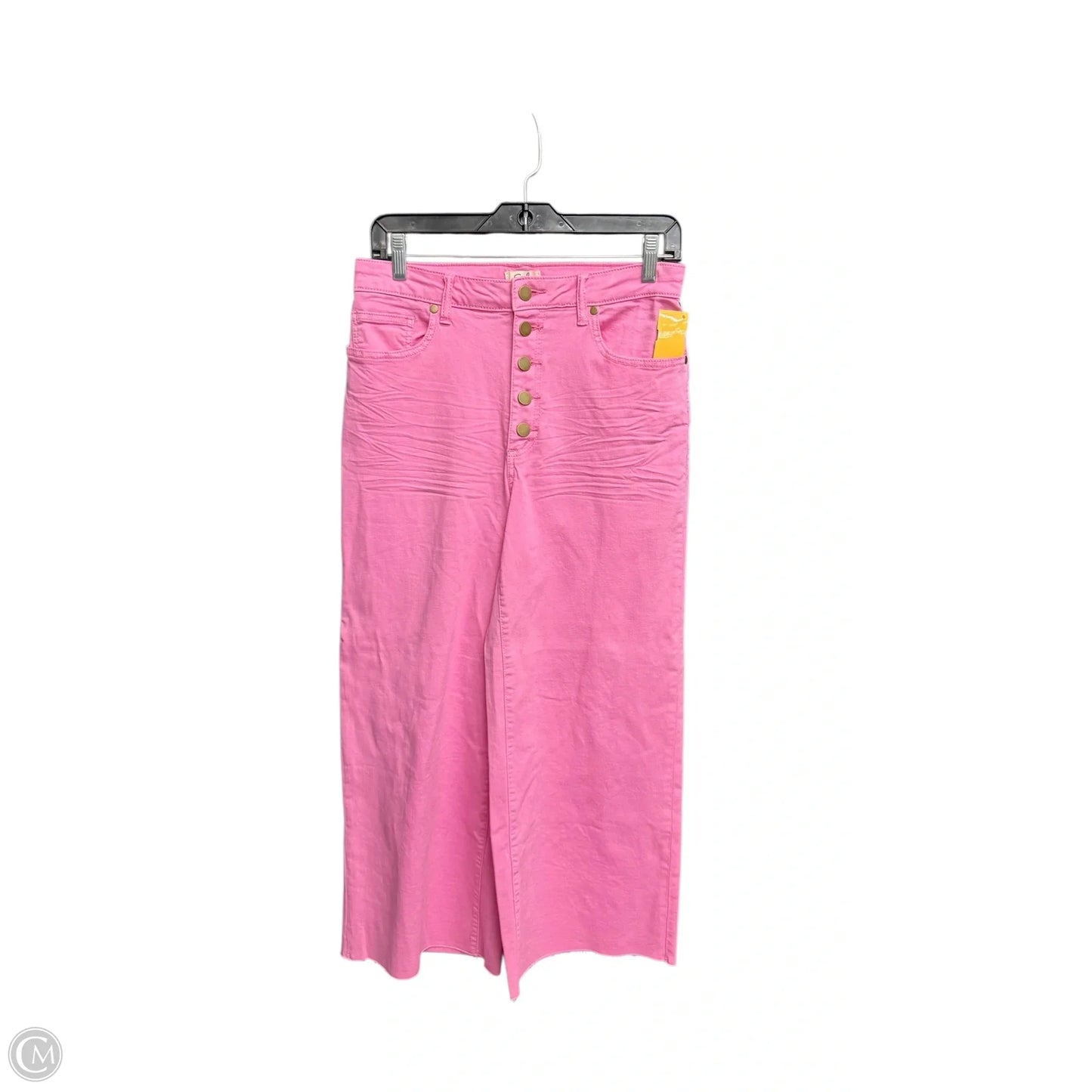Jeans Straight By Easel In Pink Denim, Size: 8