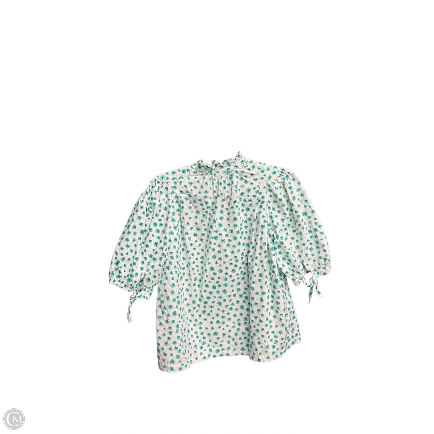 Top Short Sleeve By Rebecca Taylor In Floral Print, Size: S