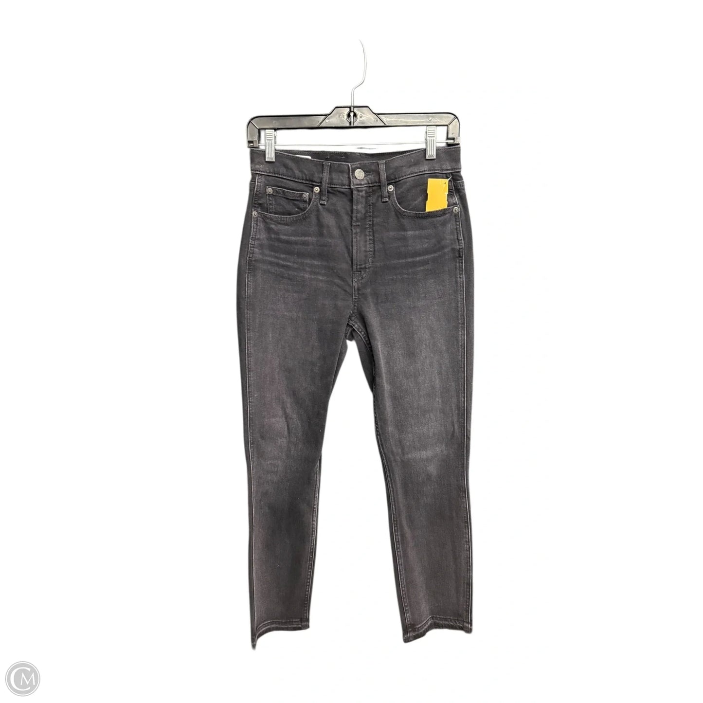 Jeans Skinny By Gap In Black Denim, Size: 4