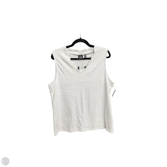 Tank Top By Rafaella In White, Size: Xl