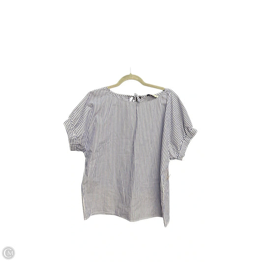 Top Short Sleeve By Vineyard Vines In Striped Pattern, Size: M