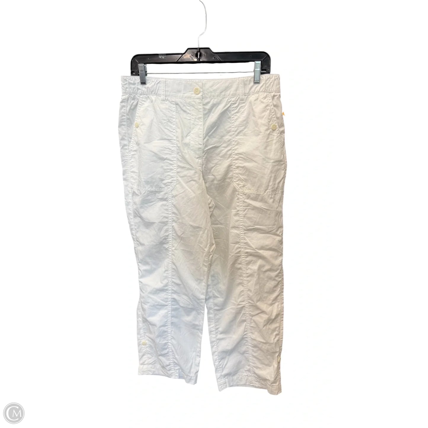 Pants Cropped By Talbots In White, Size: 10