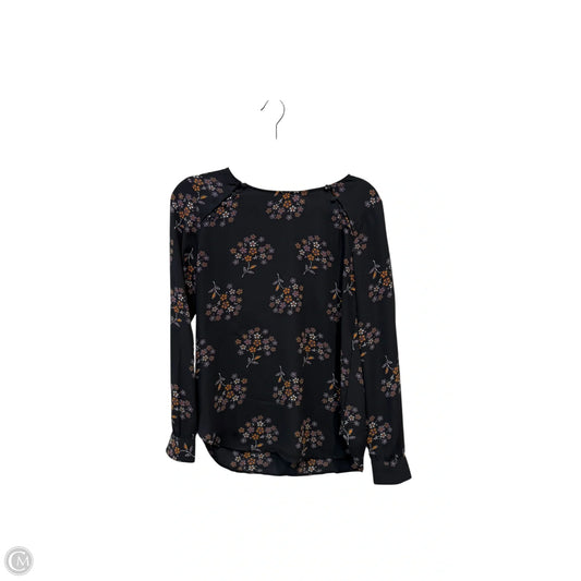 Top Long Sleeve By Loft In Floral Print, Size: Xs
