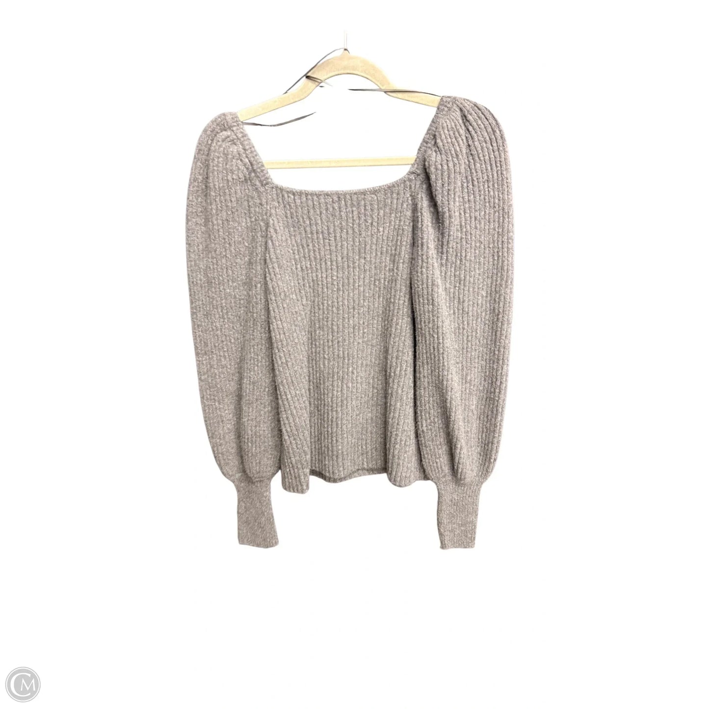 Top Long Sleeve By Loft In Grey, Size: S