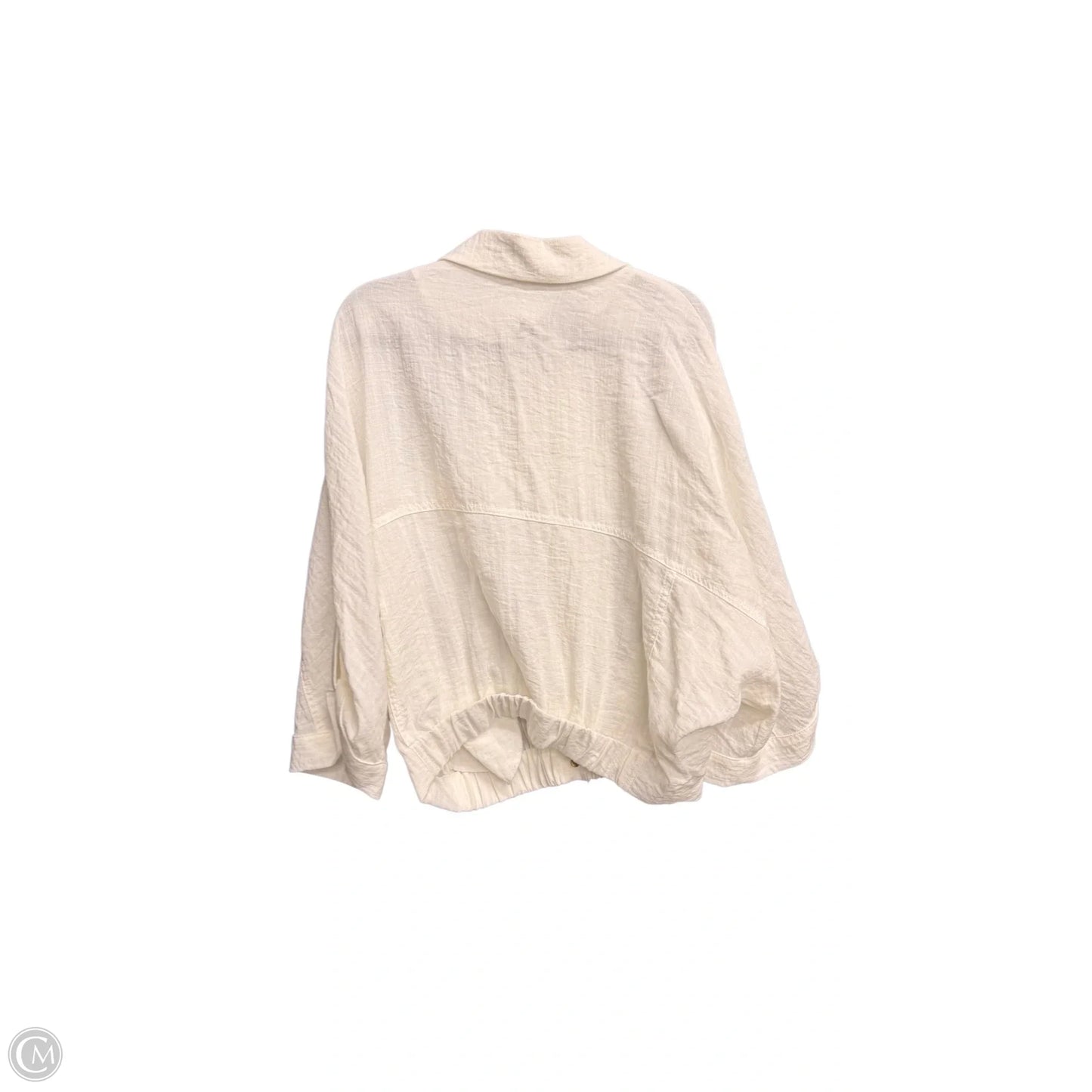 Top Short Sleeve By Zara In White, Size: S