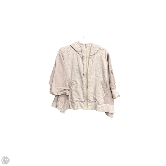 Sweatshirt Hoodie By Clothes Mentor In Grey, Size: M