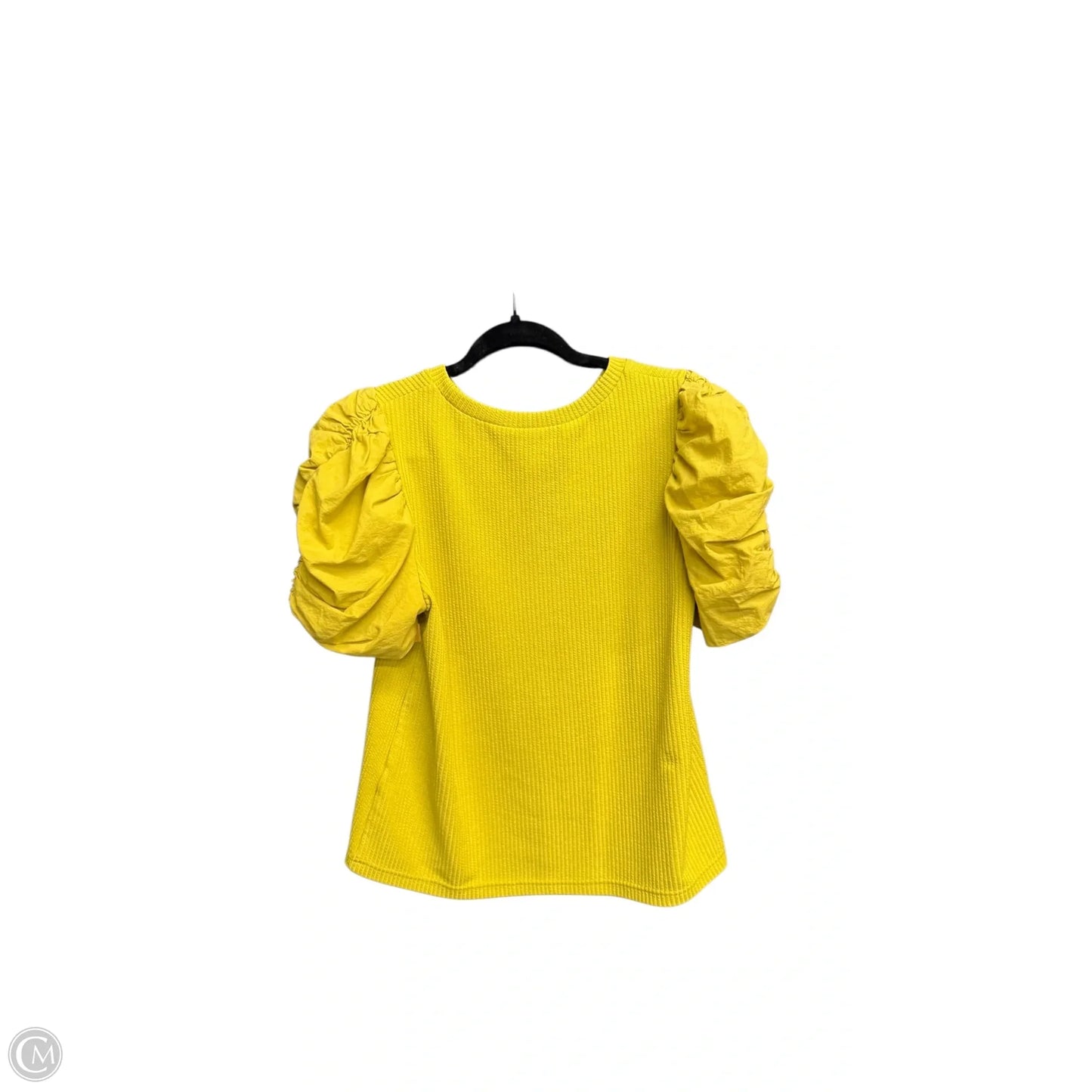 Top Short Sleeve By Entro In Chartreuse, Size: S