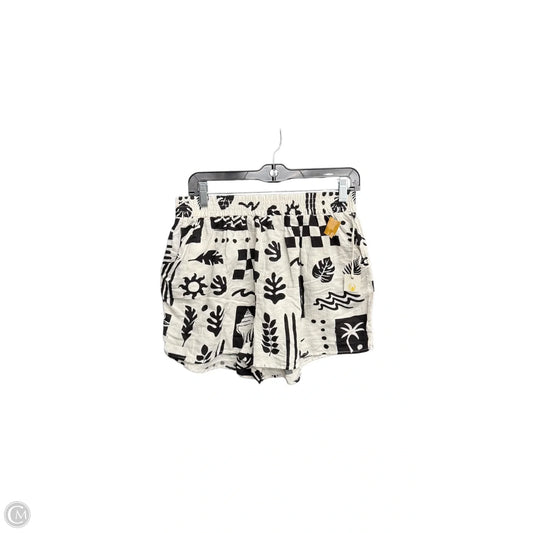Shorts By Ocean Drive In Black & Cream, Size: 12