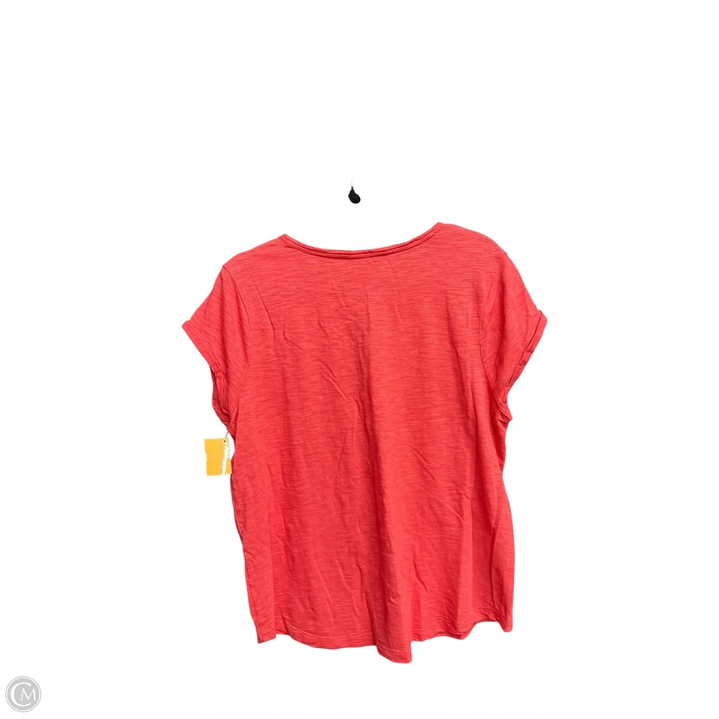 Top Short Sleeve By Chicos In Red, Size: L