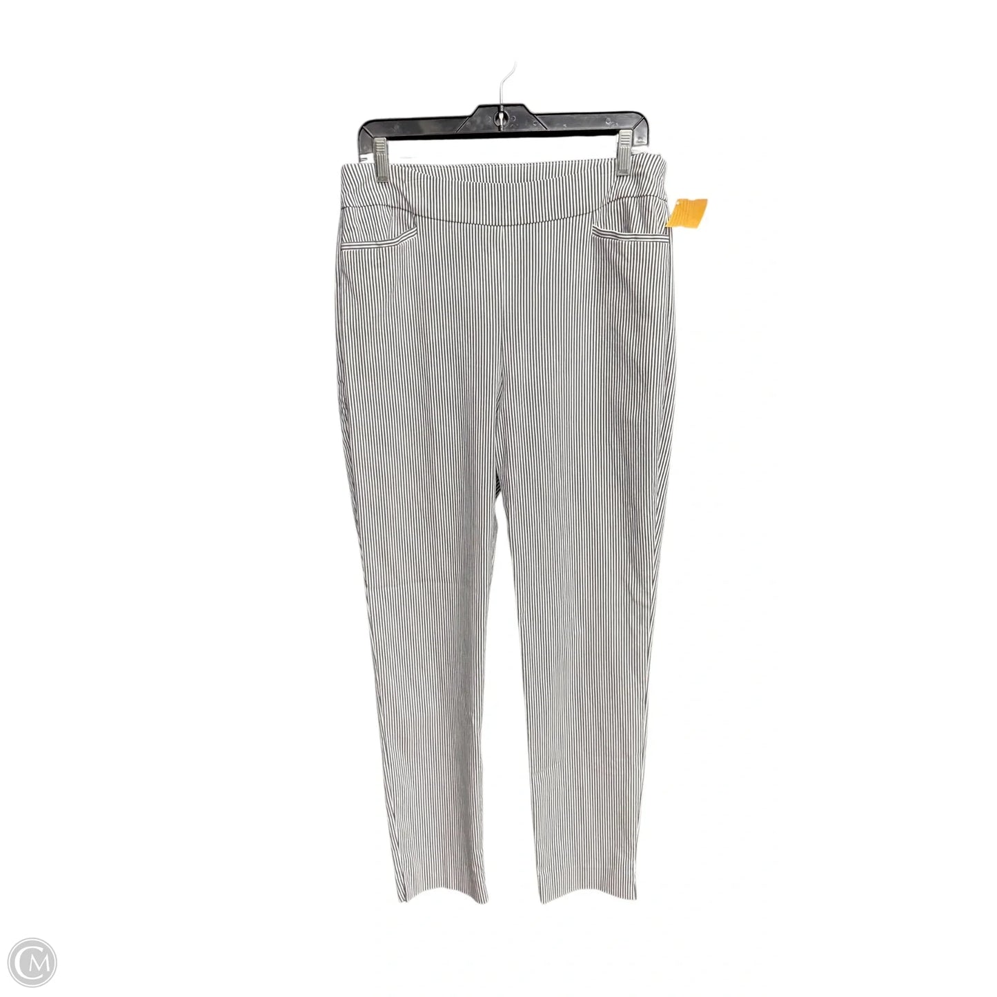 Pants Dress By Chicos In Striped Pattern, Size: 10l