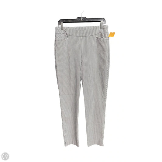 Pants Dress By Chicos In Striped Pattern, Size: 10l