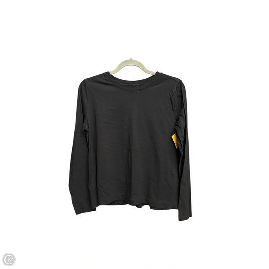 Top Long Sleeve By Loft In Black, Size: M
