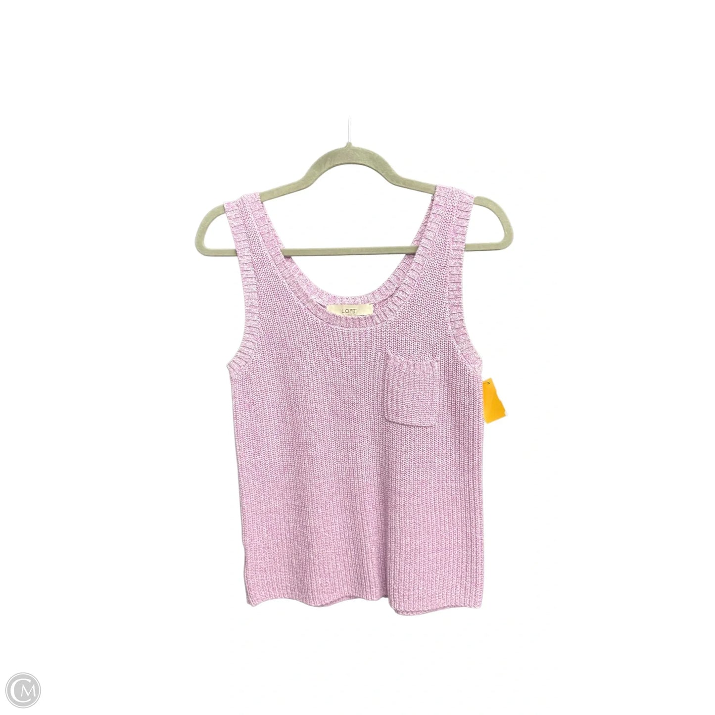 Top Sleeveless By Loft In Purple, Size: S