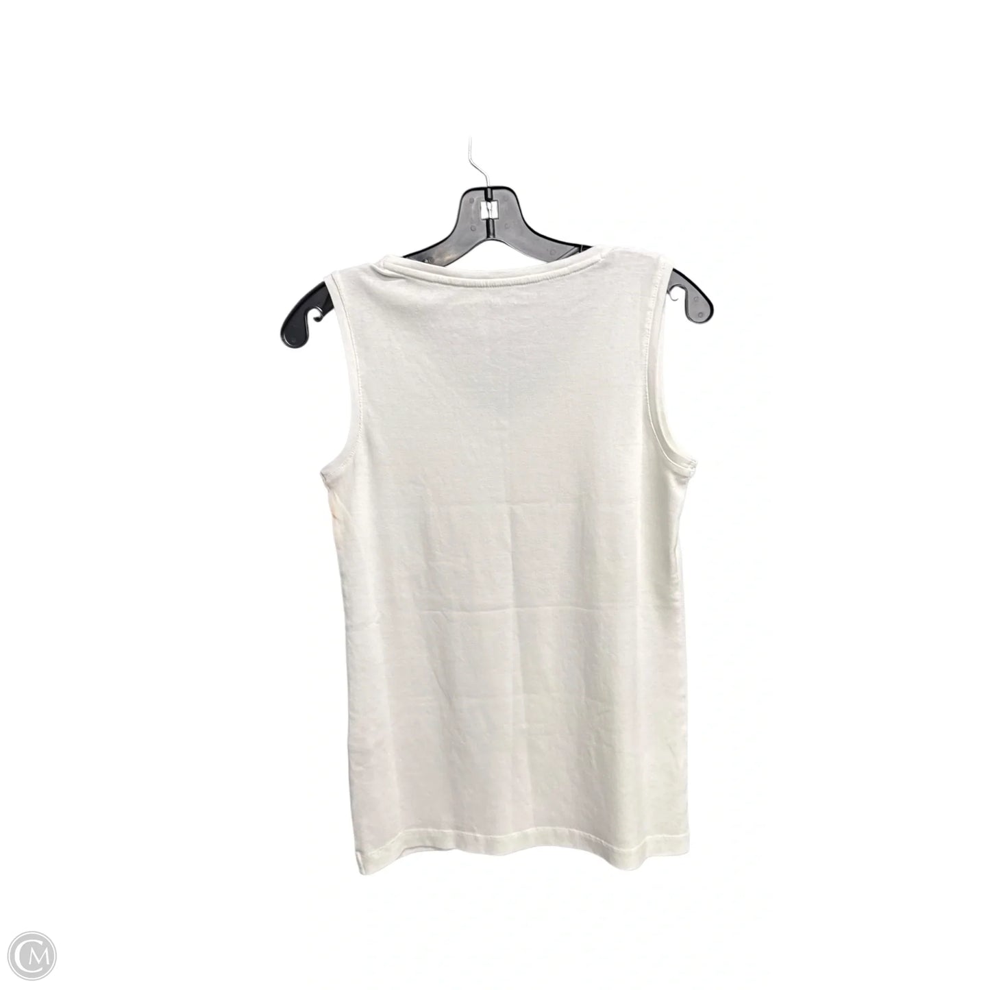 Top Sleeveless By Chicos In White, Size: S